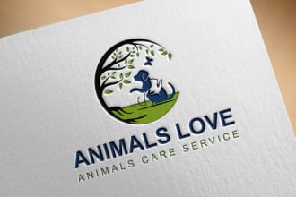design a dog, pet logo for your business