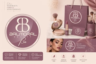 design a minimalist logo, branding kit, and brand identity
