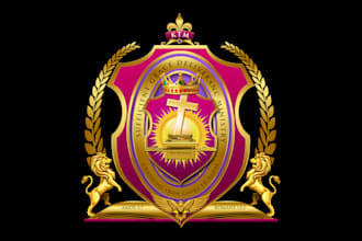 design a timeless church seal logo, apostle, and bishop seal