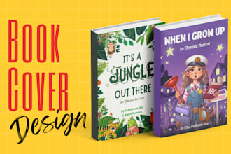 make cute children storybook cover