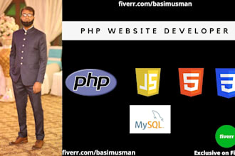 be your php website developer
