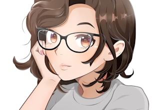 draw a character in anime or chibi style