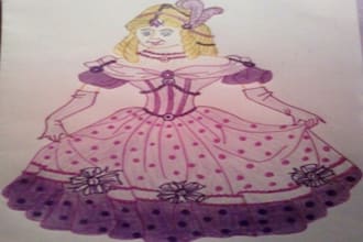 sale Doll Drawing