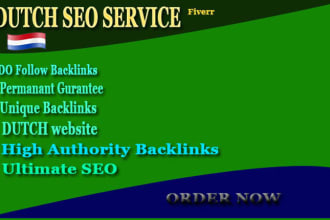 do high quality dutch seo backlinks