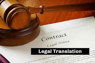 provide legal and business translations german and english