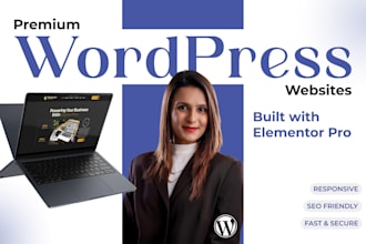 build a wordpress website with elementor pro