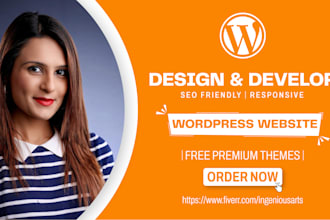 develop a wordpress website with elementor pro