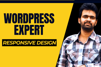 design responsive wordpress website  in 24 hours