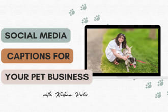 create engaging social media captions for your pet blog