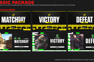 create esports scoreboard graphics