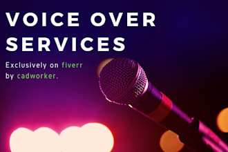 record english, hindi, urdu, punjabi voice over for you