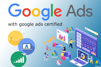 create and manage your google ads adwords PPC campaigns