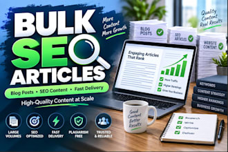 write bulk SEO articles for business