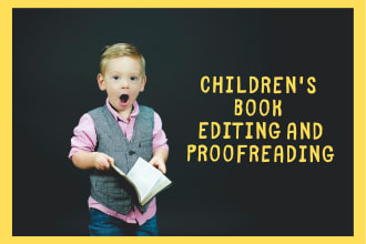 edit and proofread your book for children