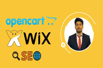 do SEO of opencart and wix to boost search rankings