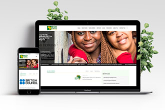 design a nonprofit website for donations, charity, and ngo
