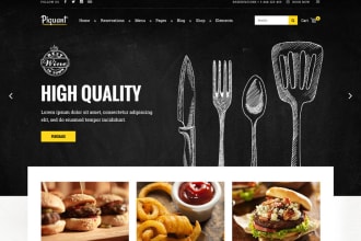 build a restaurant website with online ordering