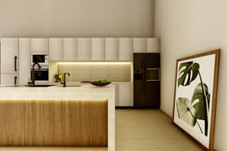 design professional kitchen and residential interior with ikea