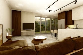 do kitchen or bath 3d model in sketchup with 3d rendering