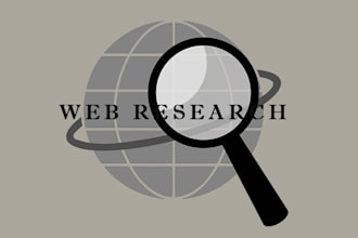 conduct web research on any topic