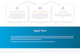 create a landing page for your business shop