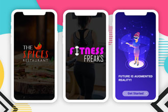design stunning splash screen and app icons for you
