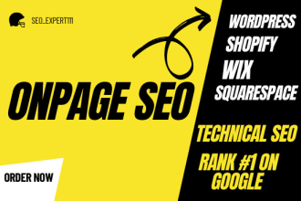 do complete onpage SEO of your wordpress woocommerce blogs