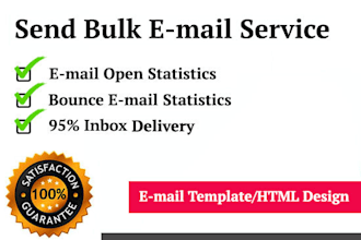 send bulk emails with proper analytical reports