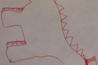 draw a cute dinosaur version of you