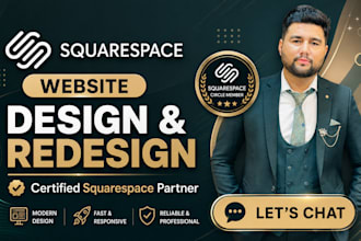 develop squarespace website or squarespace website design
