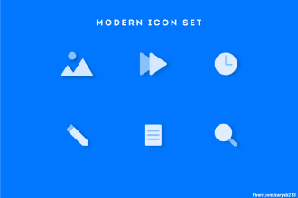 design modern icon set for your app, web, and brand
