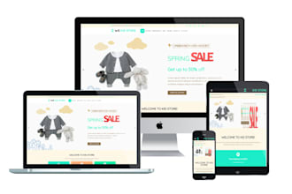 design e commerce store shopify, woocommerce, magento or wix