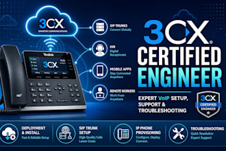 do a full 3cx setup