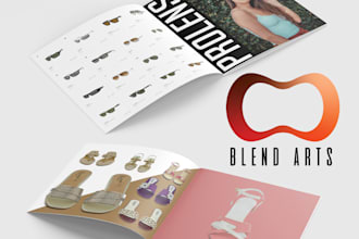 design product catalog and magazine