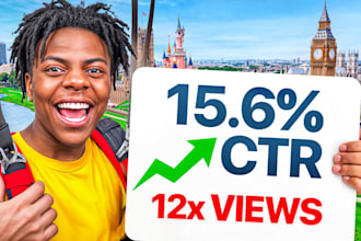design catchy youtube thumbnail
