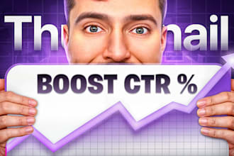 design catchy youtube thumbnail