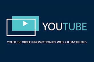 do video SEO by web 2 0 backlinks for organic youtube promotion