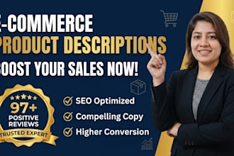 write SEO product descriptions for dropshipping stores