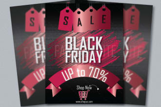 design modern  flyers for business sales birthday funeral and door hangers