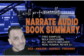 narrate an audio book summary
