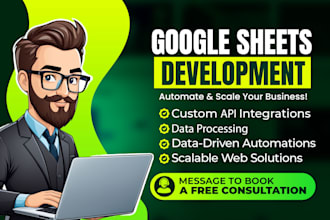 automate google sheets for data processing and apis