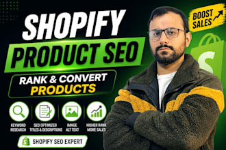 optimize shopify product SEO and product listings