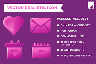 draw vector icon with my style