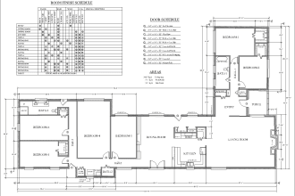 draw architectural blue prints or 2d drawings using autocad