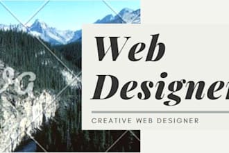 design creative website , psd to html