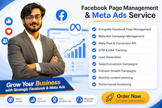 be your facebook page manager and meta ads specialist