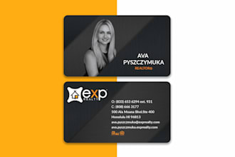 design premium, luxury real estate business card