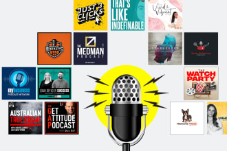 design a professional podcast cover