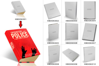 design amazing 3d mock up for covers