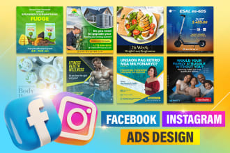 design instagram social media post, facebook ads design